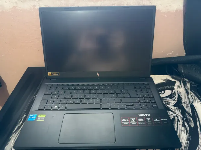 Notebook Acer Gamer Anv15-51-582r Ci5 16gb 512ssd 15,6 Linux Preto