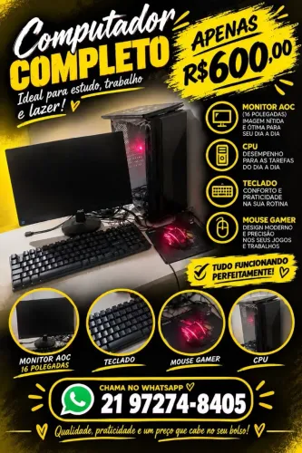 Computador completo PROMOÇÃO!!
