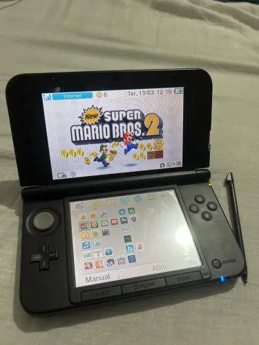 3DS XL old desbloqueado +Pokemon alpha sapphire + Super mario bros 2