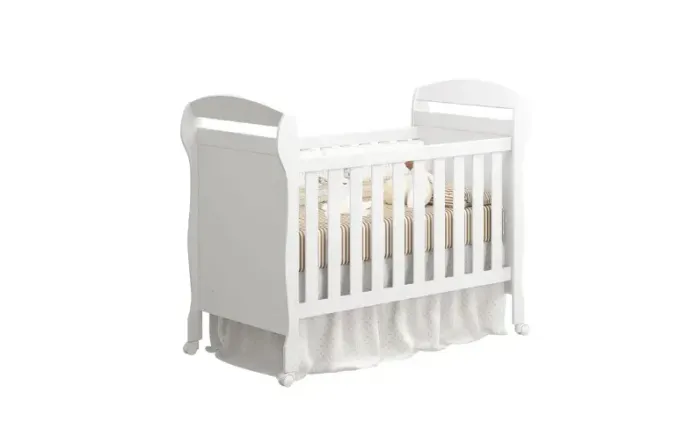 Berço branco criança bebê infantil