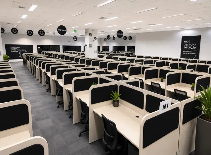 Baías para callcenter nr17