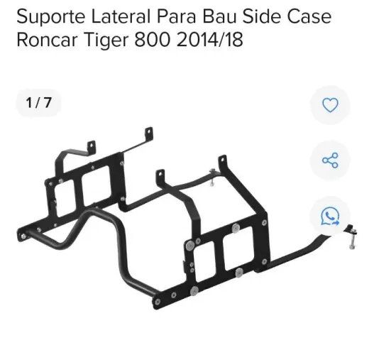 Suporte para bauletos para tigt 800