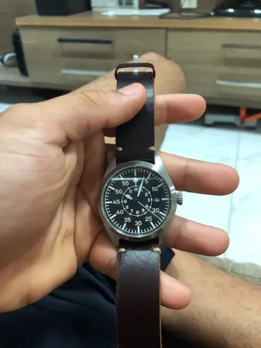 Relógio flieger tipo B aviador automático