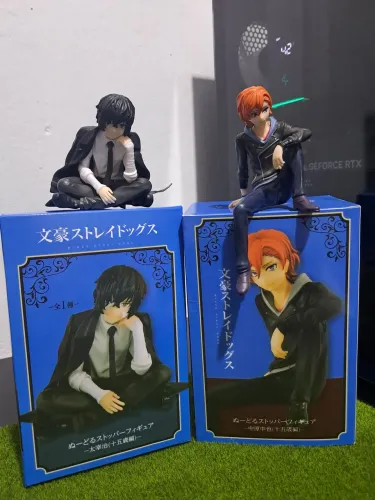 Kit Action Figure Bungo Stray Dogs - Dazai & Chuya 8cm~13cm