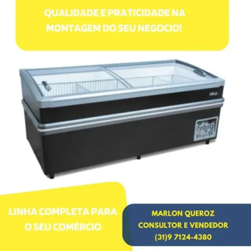 Ilha de Congelados 2M Polar 940 Litros Nova