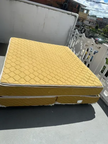 COLCHÃO KING SIZE GIGANTE + BASE BOX ? EX HOTEL PALACE