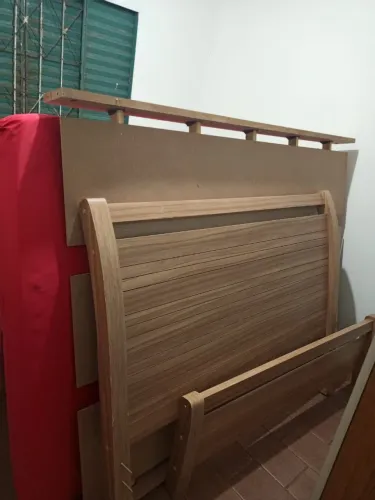 Cama Casal Completa + Colchão Ortobom Physical Mega Resistente