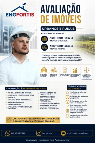 AVALIAÇÃO DE IMÓVEIS URBANOS E RURAIS