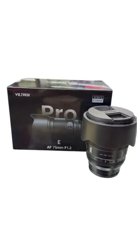 Lente Viltrox 75mm 1.2 para Sony nova
