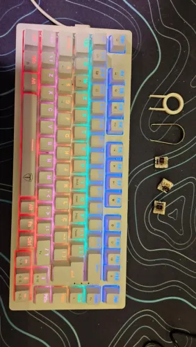 Teclado Mecânico T-Dagger 75% ABNT2 Switch Brown