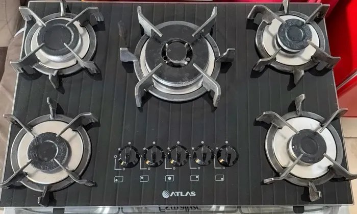 Fogão cooktop 5 bocas cooktop atlas 5 bocas tripla chama não é elétrico