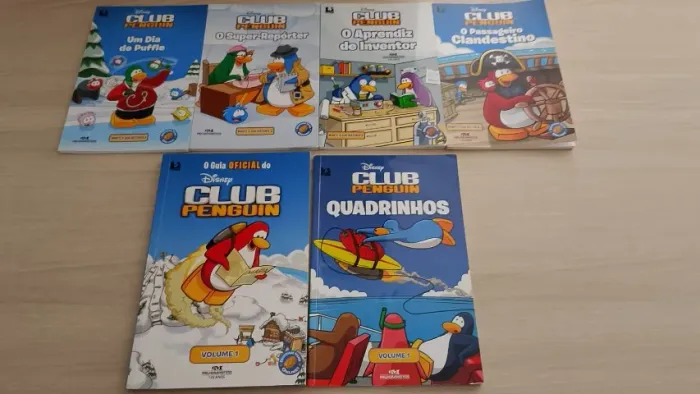 Combo Livros Club Penguin