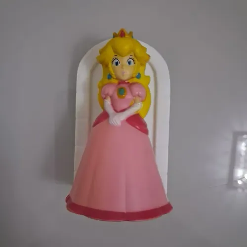 Boneco Super Mario bros McDonald's Princesa Peach