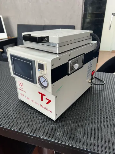 Máquina Laminadora OCA T7 + Removedora de Bolhas + Compressor
