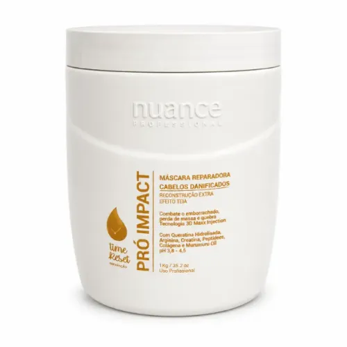 Máscara Efeito Teia Pró Impact Reconstrução Capilar Nuance - 1kg 