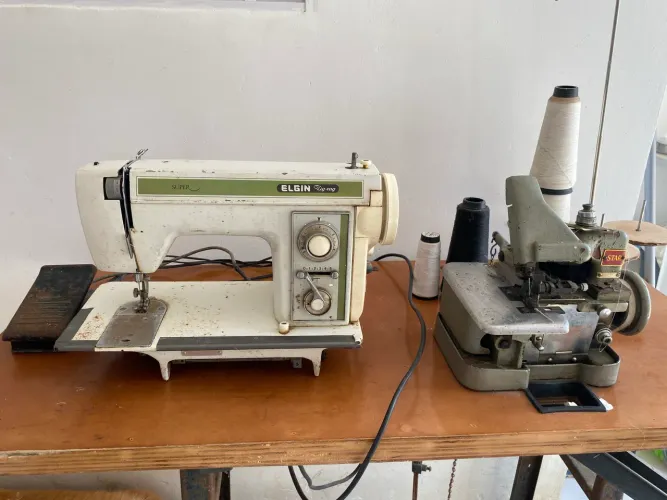 Máquina costura Elgin + Overlock