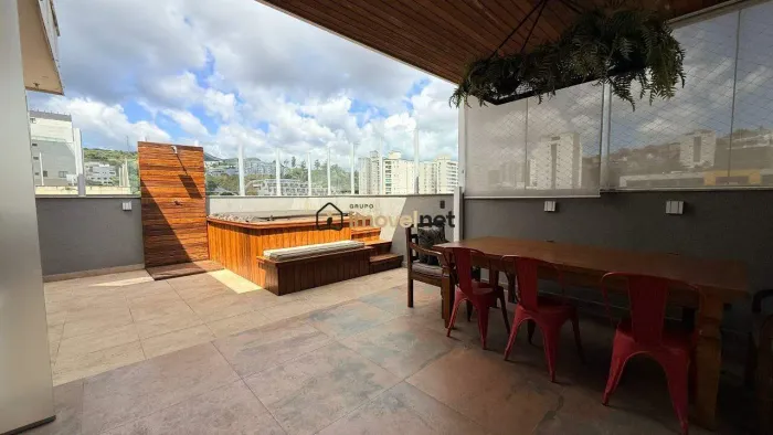 Cobertura Residencial à Venda em Buritis, Belo Horizonte  203 m², Varanda Gourmet e Vista 