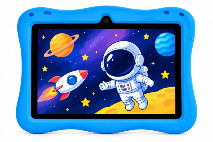 Tablet Infantil MOX MO-TK138 Azul 7 polegadas Android 12 6GB RAM 128GB