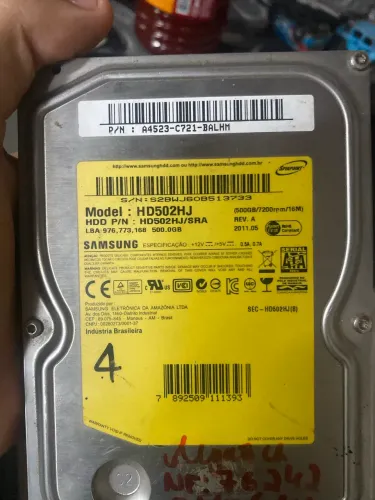 HD 500gb + HD 250gb ( FALTA FORMATAR)