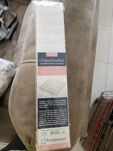 6 Organizadores Colmeia para gavetas NOVOS + 1 Aberto