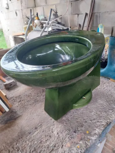 Vaso Sanitário Deca Verde - Bom estado