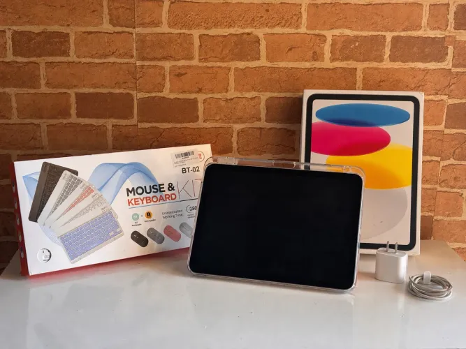 iPad A16 100% saúde da bateria + acessórios