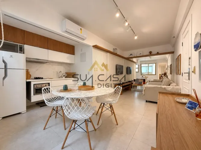 Apartamento de 1 Quarto à Venda em Ipanema, 44 m², Reformado, Mobiliado, com Vaga e Infrae