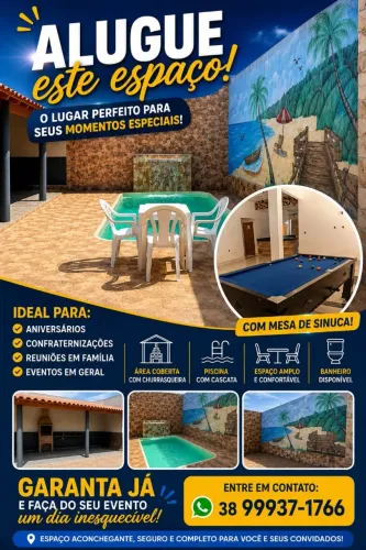 Casa pra aluguel de festa