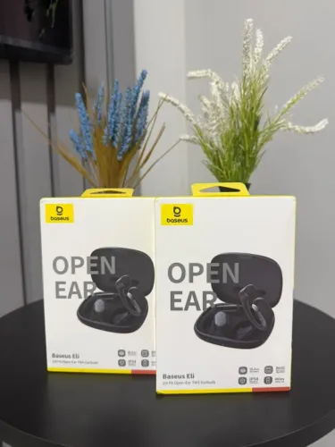 Fone Bluetooth Baseus Eli 10i Fit Open-Ear Black - Novo e Lacrado - Pronta Entrega!!