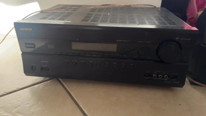 Receiver Onkyo TX-SR608 + 3 Caixas Acústicas S4H - Excelente Estado
