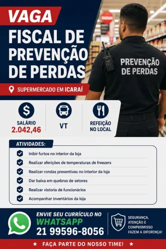 Vaga Fiscal de Prevenção de Perdas