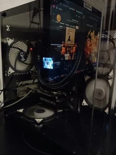Kit 4 Fans com Controladora 