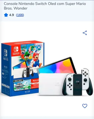 Nintendo Switch Oled 64gb (Lacrado) Novo