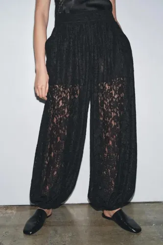 Calça renda original zara