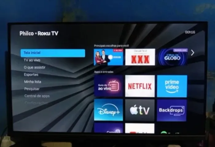 Vendo tv Philco Roku 32 smart acompanha controle 