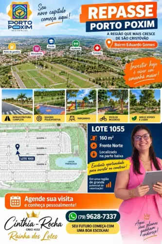 Repasse Porto Poxim - Frente norte, Na parte baixa - Rainha dos Lotes.