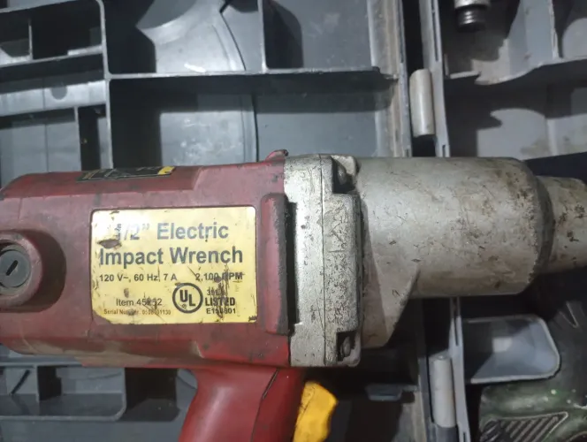 Máquina de impacto elétrica ais kit de máquina Hitachi com 1 bateria tudo funcionando