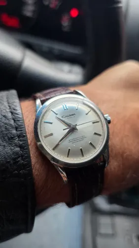 Relógio Citizen a corda original 17 rubis caixa em aço inoxidável impecável