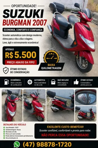 vendo moto Suzuki burgman2007