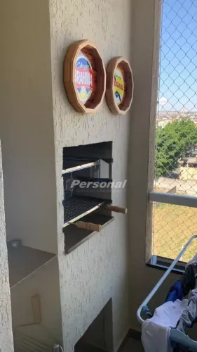 Apartamento com varanda gourmet no Condomínio Iris no Bairro Granja Daniel