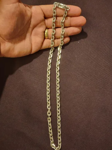 Cordão prata 950 - 69gr - Elo cadeado