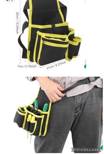 Bolsa De Cintura De Poliéster Resistente Ao Desgaste Multifuncional para ferramentas 