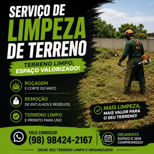 Limpeza de terreno
