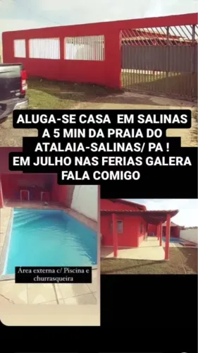 Casa pra alugar em salinas 