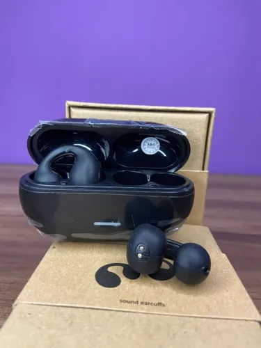Fone de ouvido earcuff preto