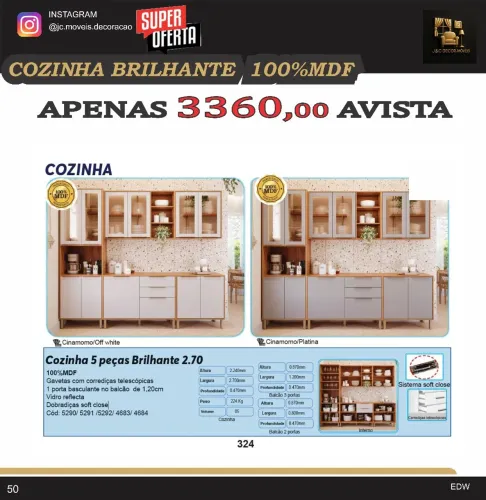 Armário de parede completo
