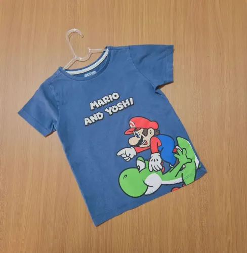 Kit Camiseta Super Mario 3 anos