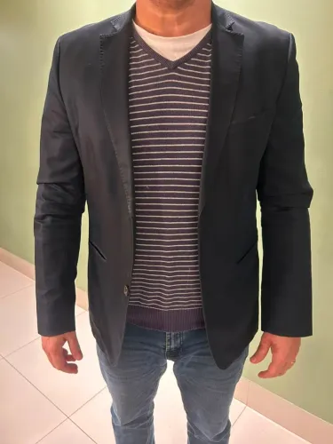 Blazer masculino Zara azul marinho