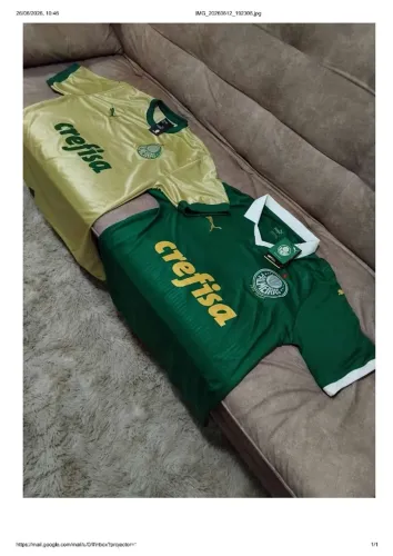 CAMISAS DO PALMEIRAS