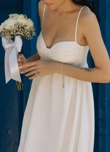 Vestido Off White Farm Rio